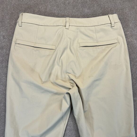 Lululemon Commission Pants Slim Men's 31 Tan ABC Tech Hemmed 26.5" Inseam - Picture 15 of 15